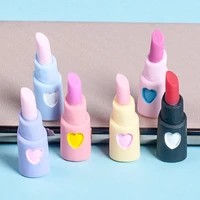 5pcs girl pretend play make up toy miniature cute lipstick simulation cosmetics diy play toys dollhouse