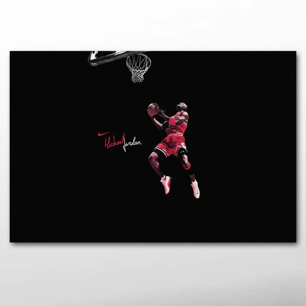 Картины на холсте живая легенда баскетбольная звезда плакаты портреты и принты