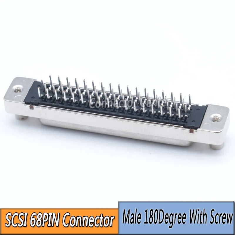 SCSI HPDB 68P соединитель 180 мм 68Pin штекер градусов с защелкой винт | Обустройство дома