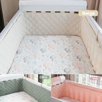baby crib bumper cotton thicken crib around cushion cot protector pillows newborns room bedding decor crib rail covers bedding