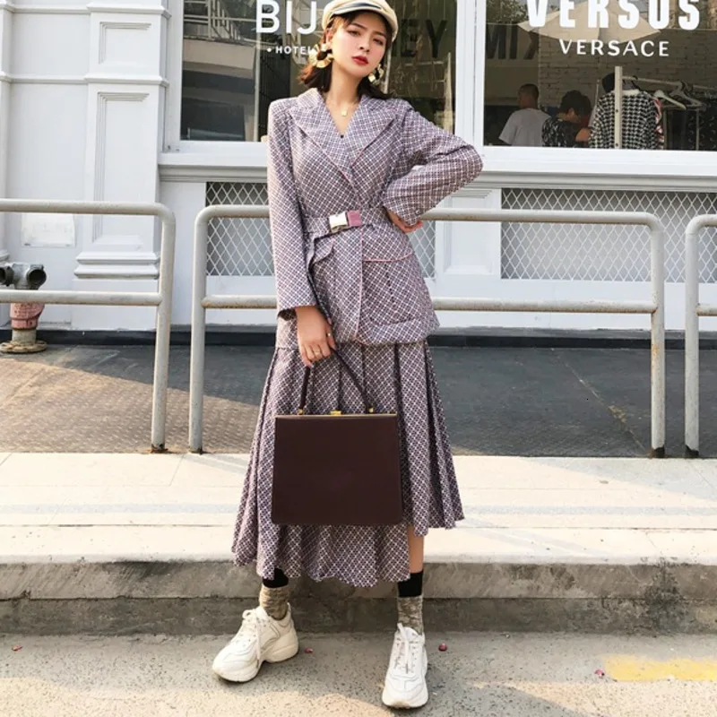 LANMREM 2020 весенняя куртка с отложным воротником и длинными рукавами высокой талией