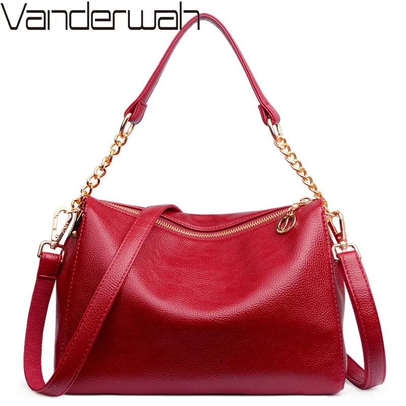 Женские сумки мессенджеры мягкая кожаная сумка женская на плечо Повседневная