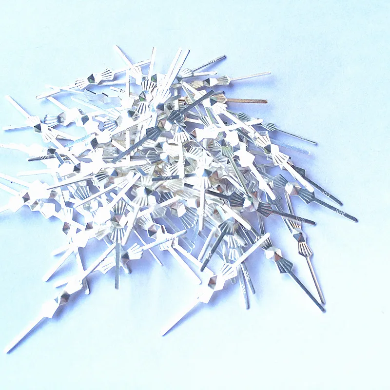 Best Price 300pcs 33mm Silver Bowtie Pins Connectors Crystal Prisms of Chandelier Lamp Parts Accessories |