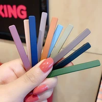 2021 girls set solid color hair clips for girls fashion hairdressing clips cute girls hair decorations women hair accessories