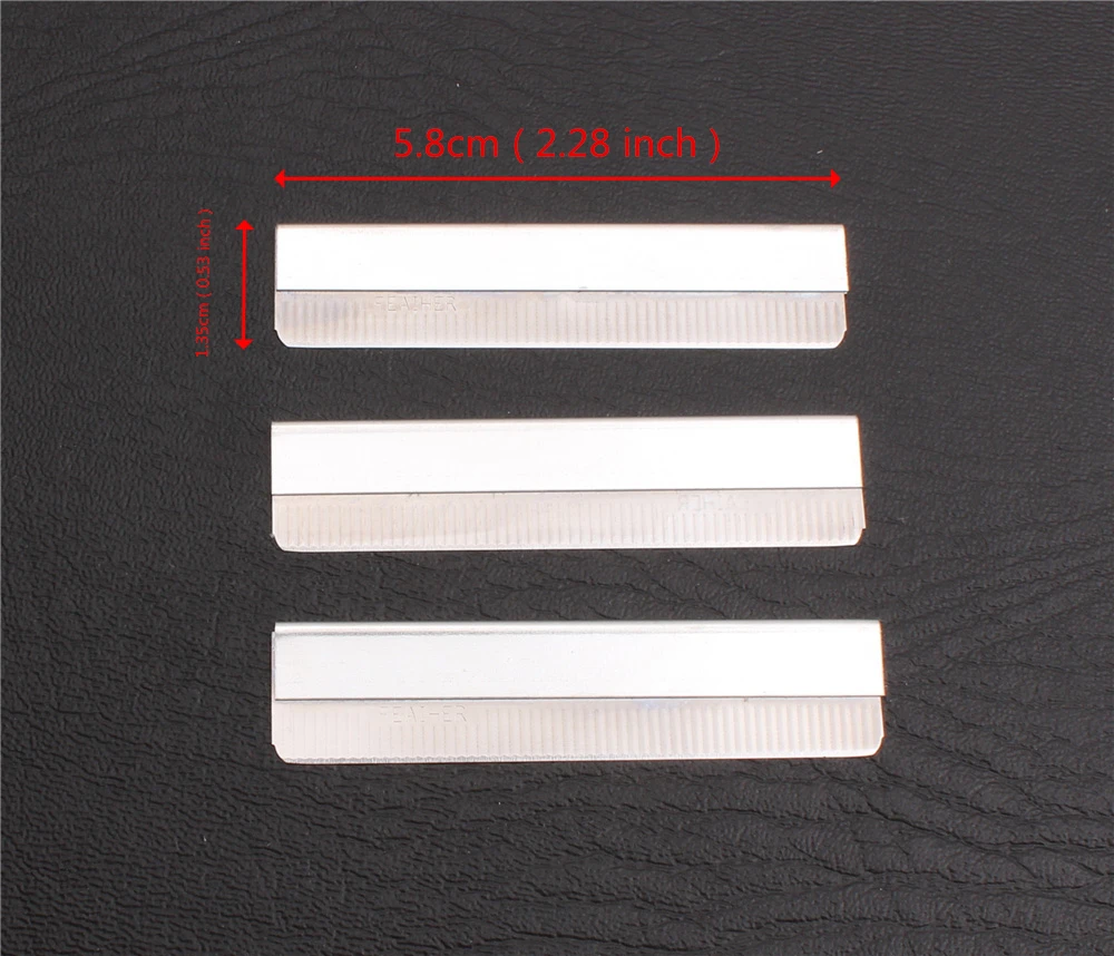 100pcs Razor Blades Replacement Heads Type Salon Home Professional Tool Hairdressing Hair Face Shaving Cutting Styling 6002# | Красота и