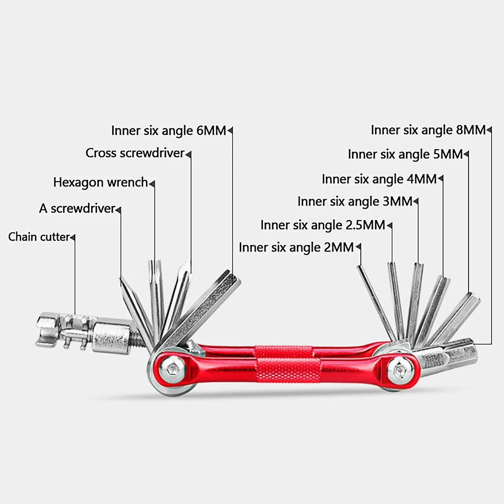 Набор инструментов для ремонта велосипеда многофункциональный набор 11 в 1