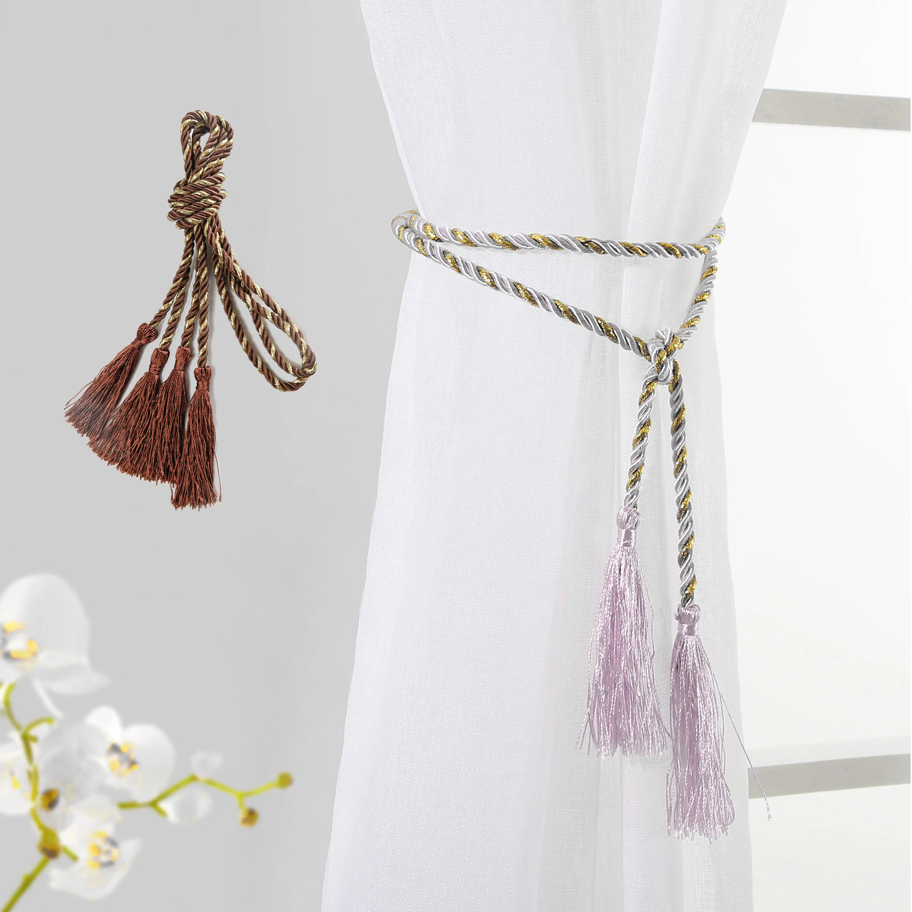 Аксессуары для штор Topfinel завязки 9 цветов скандинавский стиль завязка украшение