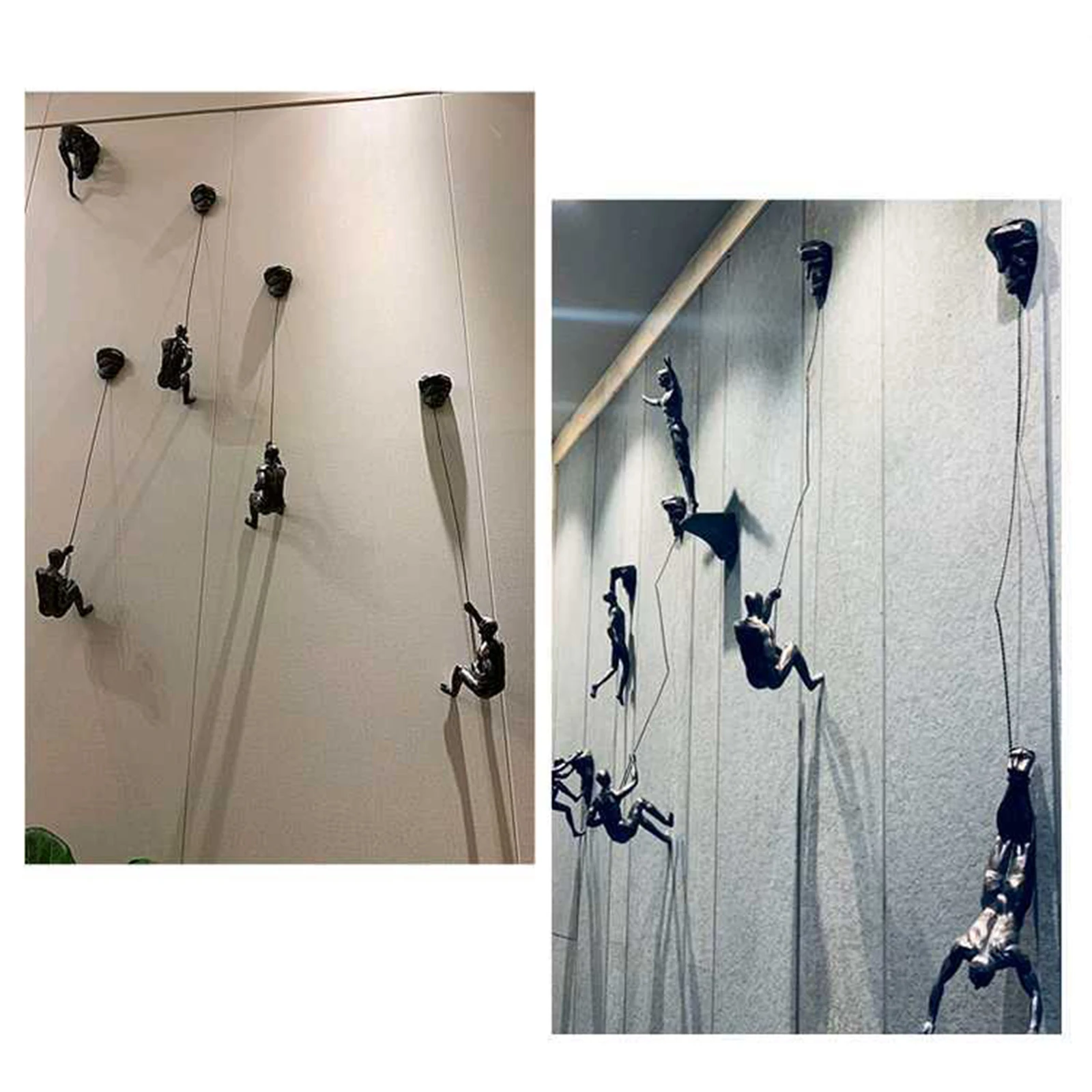 

Wall Decoration Nordic Style Retro Man Climbing Wall Background Wall Decorations Hanging Statue Living Room Background K