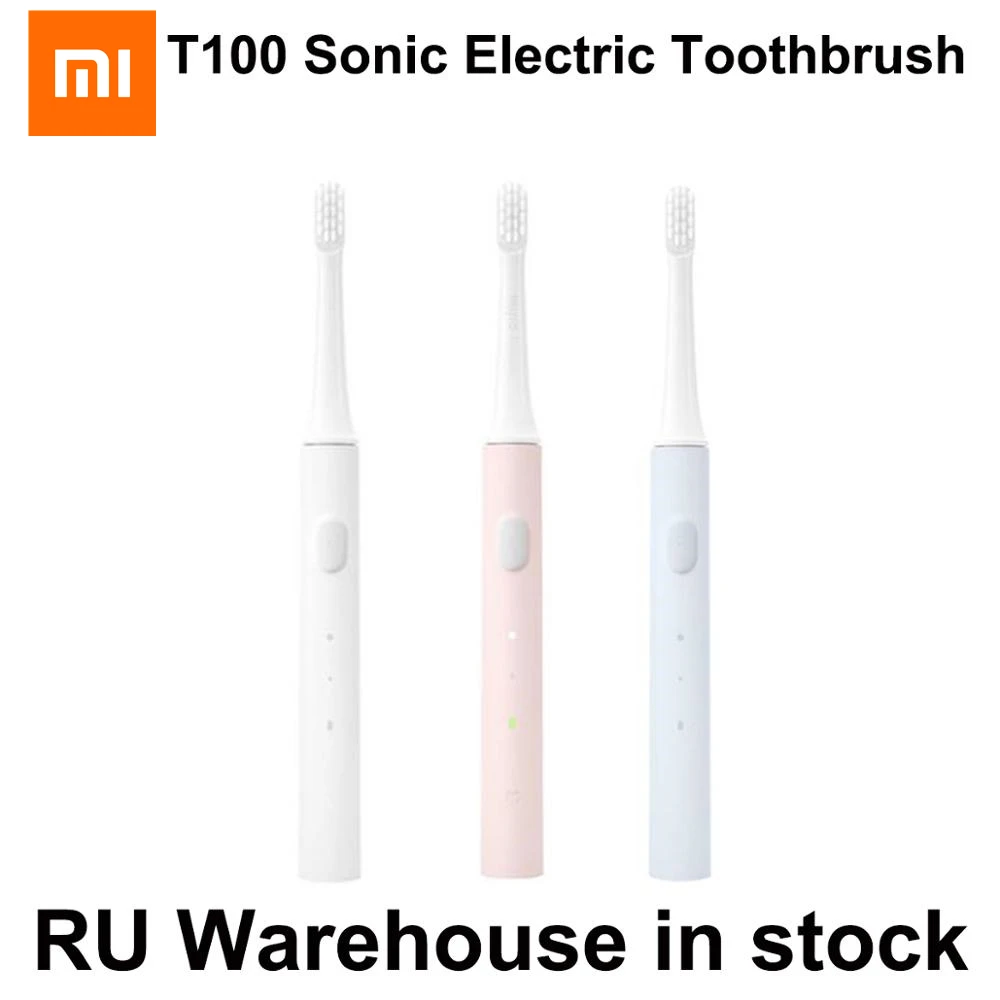 Зубная щетка Xiaomi Mijia T100 звуковая аккумуляторная USB зарядка водонепроницаемая