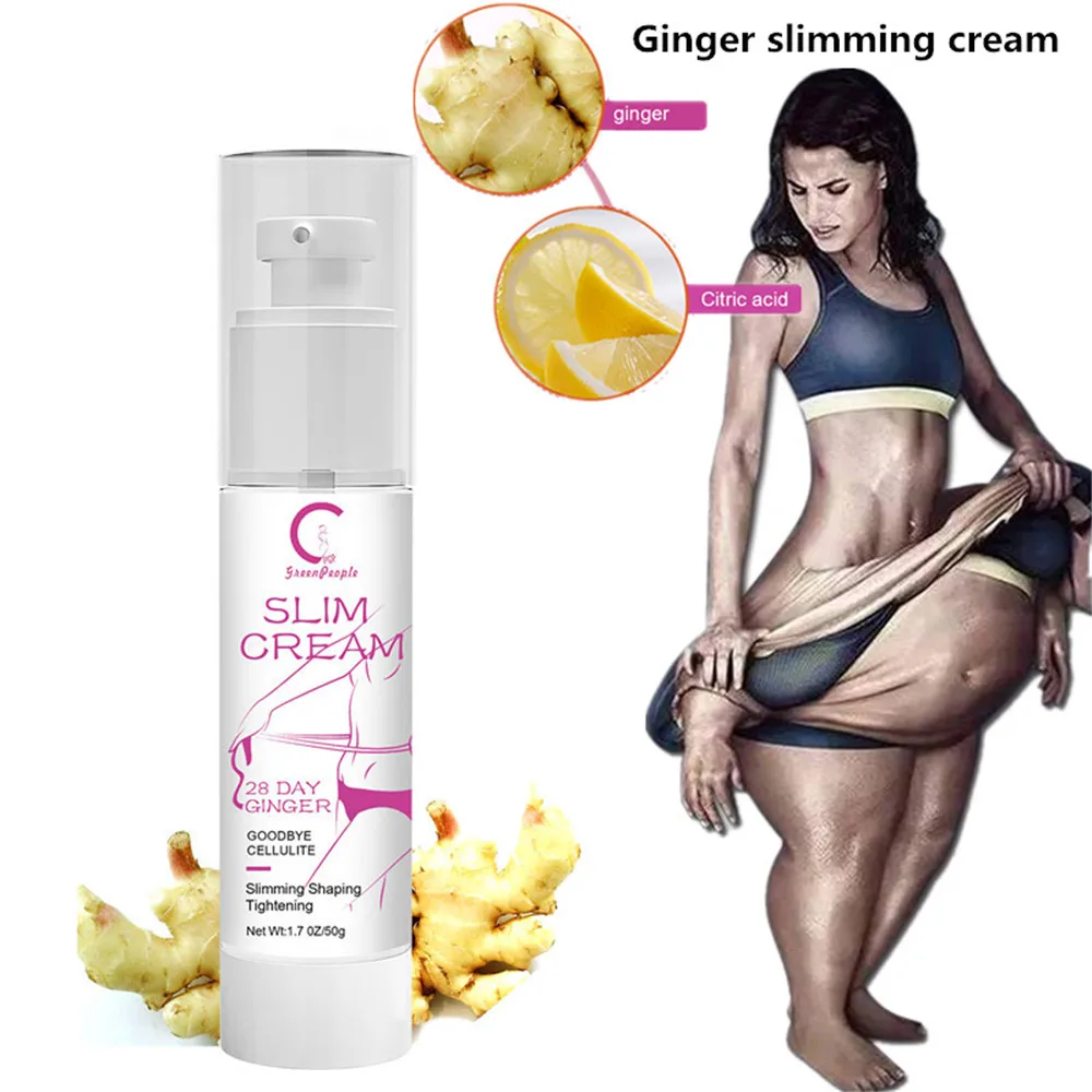 GPGP Greenpeople Effective Weight Loss Cream Fast Lose Weight Burnning Fat Slimming Cream Body Leg Waist Ginger Fat Burner Cream