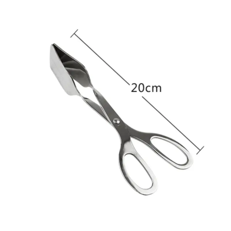 Толстая нержавеющая сталь пищевой зажим буфет зажимы ножницы для салата барбекю