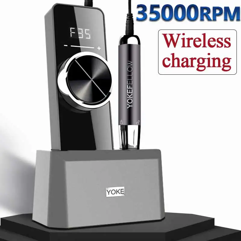 35000 об/мин фрезер для ногтей сверлильный станок с бесщеточным Мотором