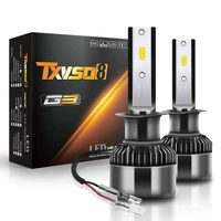 txvso8 universal h1 led headlight bulbs 100w 12v 6000k white lights 360 degree diode lamps for automobiles ampoule led voiture