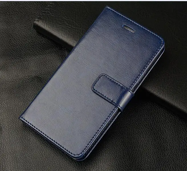 Navy Blue Винтажный Премиум кошелек кожаный держатель для карт чехол для samsung SM-G531H Galaxy Grand Prime VE G531H SM-G530H G530H SM-G531F - Цвет: Navy Blue