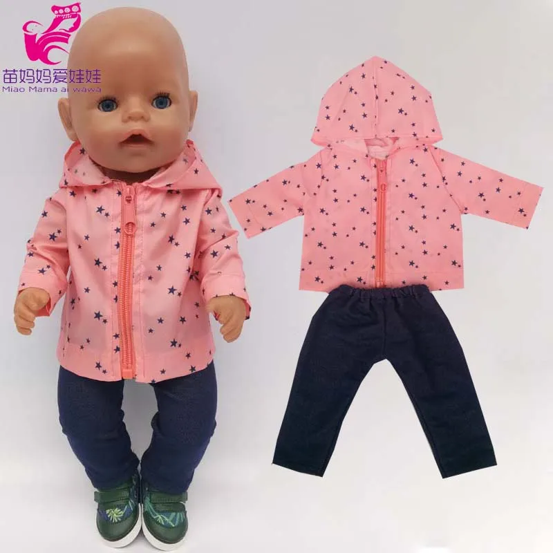 Подходит для 43 см ухода за ребенком мам одежда детей детская мода кукла Пижама с