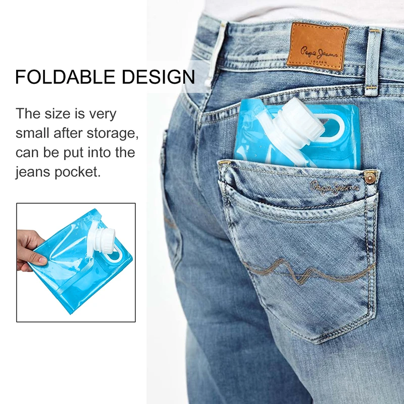 2 шт./лот 10л 5л портативный складной мешок для хранения воды открытый гидратация