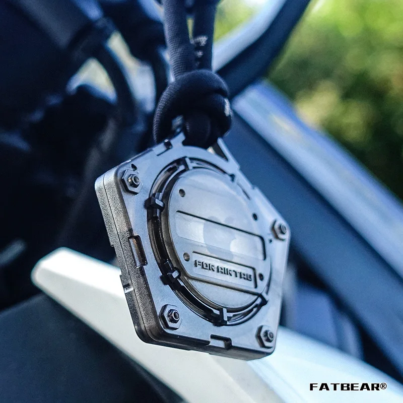 

[Для Apple AirTag airтеги] FATBEAR тактический военный градиентный прочный ударопрочный армированный буферный чехол