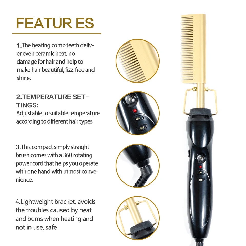 Профессиональная сухая и влажная щетка для волос выпрямитель расческа