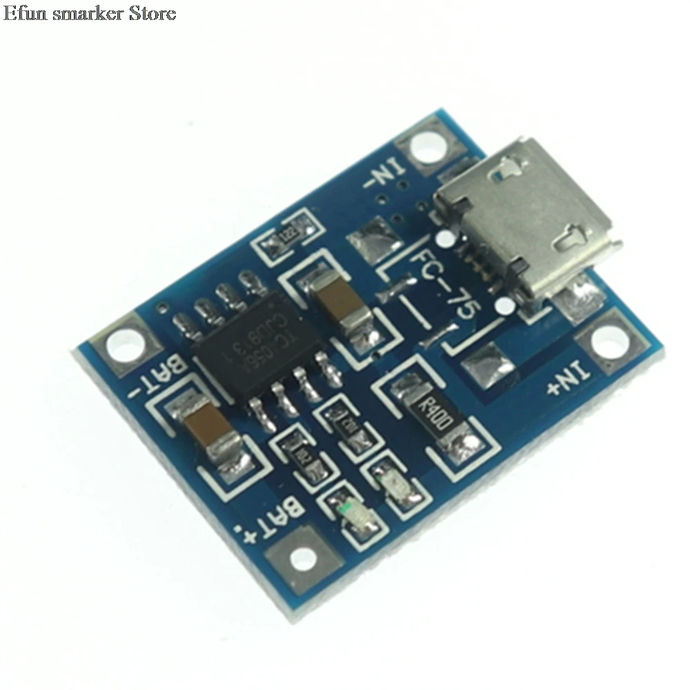 TP4056 1A Lipo зарядное устройство Модуль литиевая батарея DIY порт Mike USB
