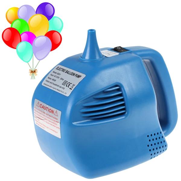 

Blue Single Nozzle Balloon Inflator 400W Electric Balloon Pump