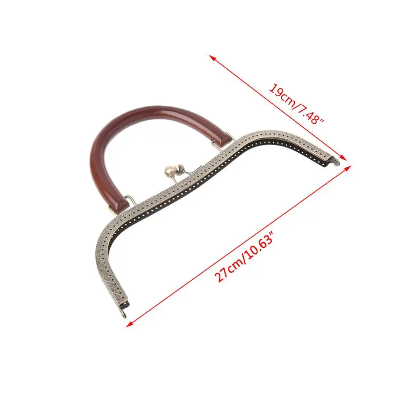 

Cosmetic Bags & Cases Purse Clip fashion Metal Bag Parts & Accessories Purse Frame Handle Metal Handbag DIY Tool