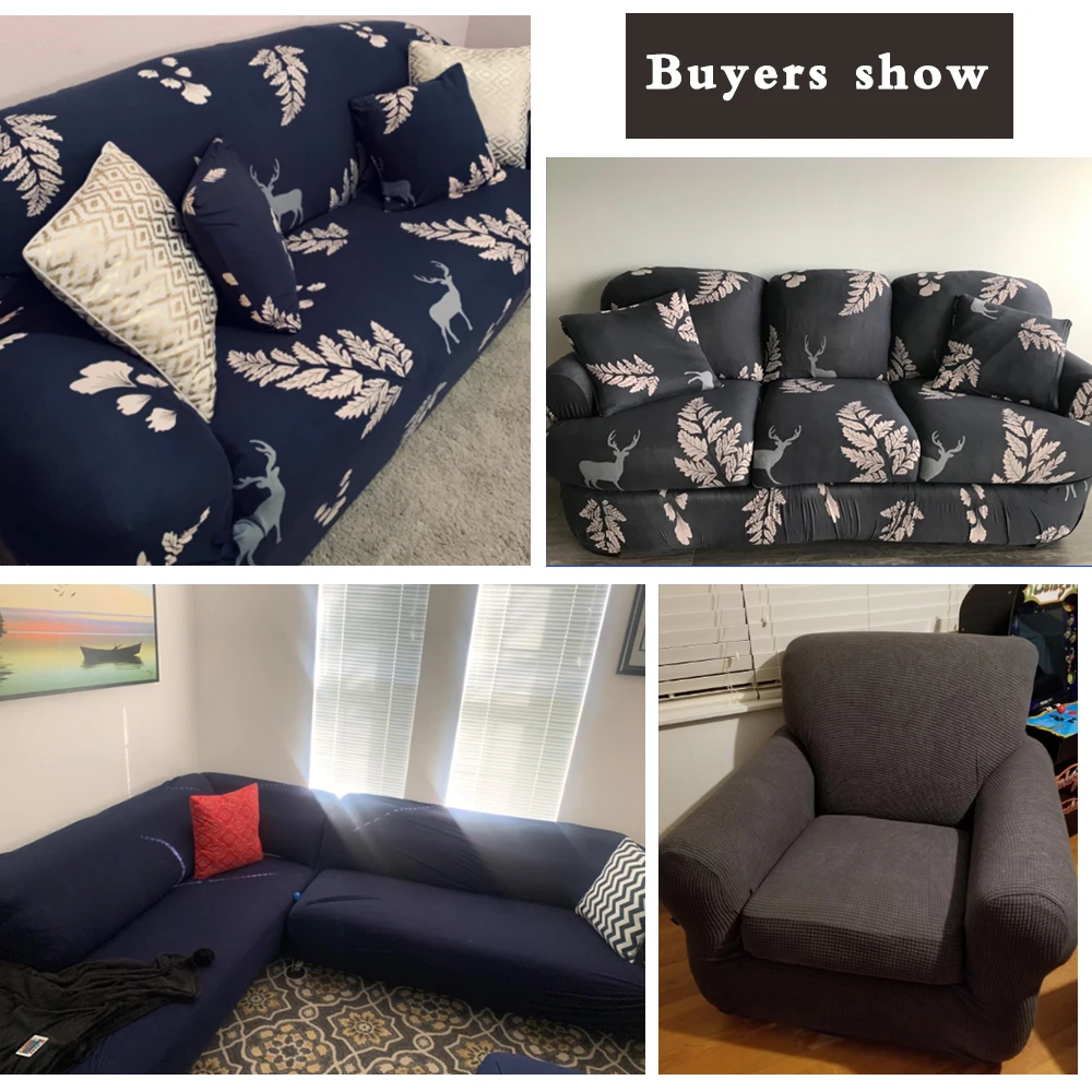 Нескользящие чехлы для диванов Claroom гостиной спальни на сиденья 1/2/3/4 чехол с