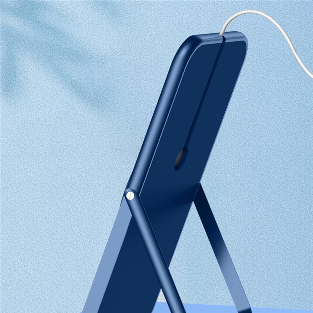 The Foldable Metal Wireless Charger Holder Fast Charging Mount Desktop Bracket for Phone Wireless Charging Accessories