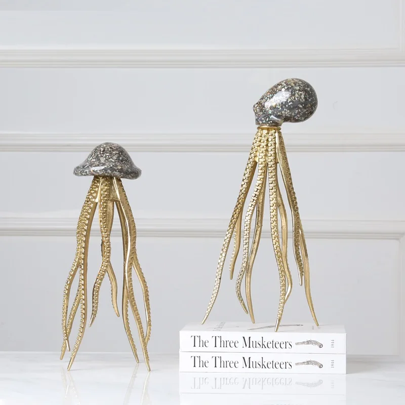 Современный простой креативный роскошный Осьминог художественная скульптура