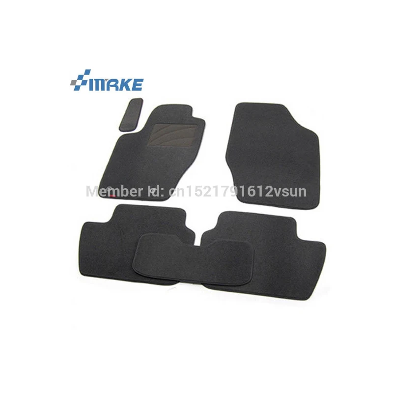 

smRKE For Citroen C-QUATRE Car Floor Mats Carpets Customized Antiskid Hydrophil Fiber Front & Rear Full Set LHD RHD