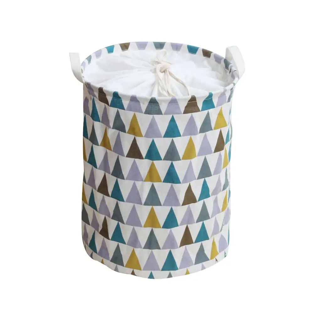Triangle 35*45 см складной на шнурке корзина для белья грязная одежда корзина для хранения игрушек органайзер для мытья грязной одежды большая корзина Органайзер - Цвет: Triangle