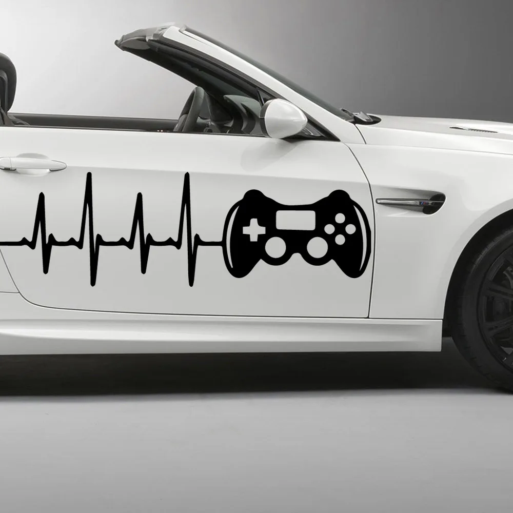 

Newest Heartbeat Game Stickers Car Decal Decor Mural Vinyl Covers