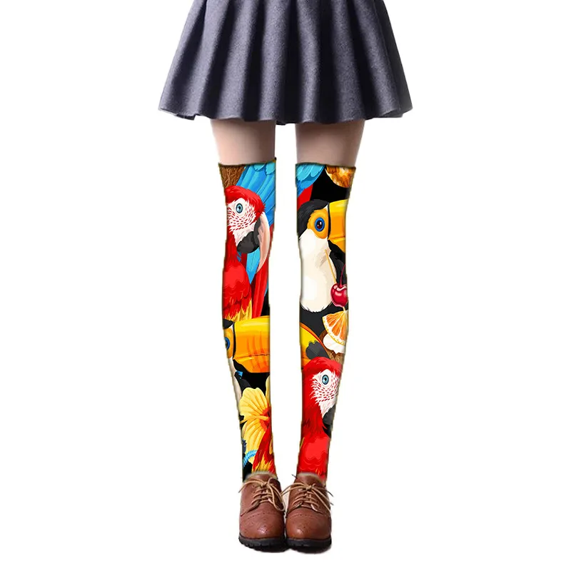 Женские гольфы выше колена сексуальные длинные носки летние вечерние для