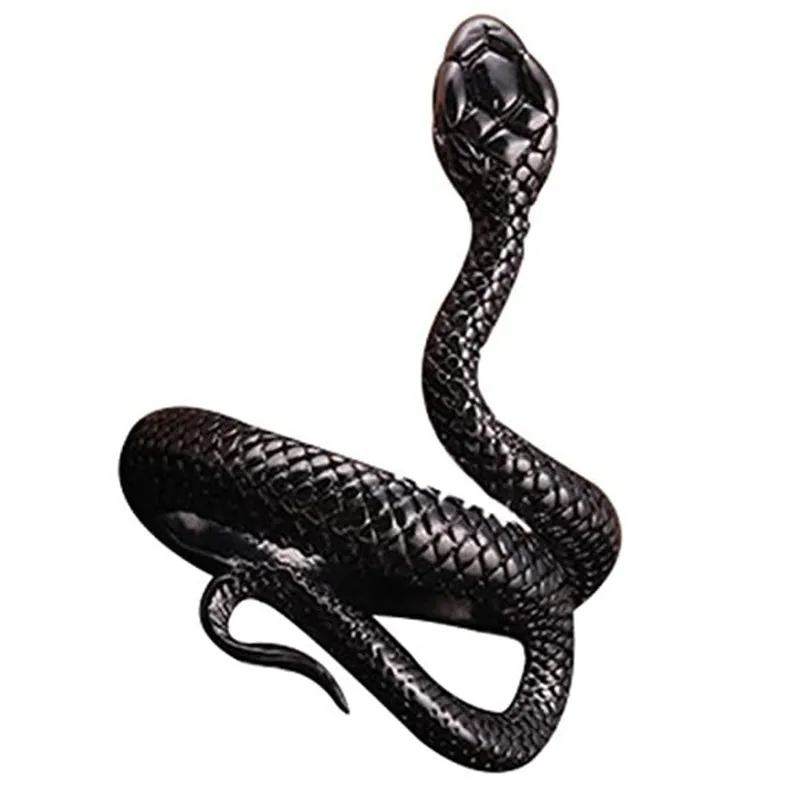 Кольцо в виде змеи для мужчин и женщин винтажное ювелирное изделие готическом