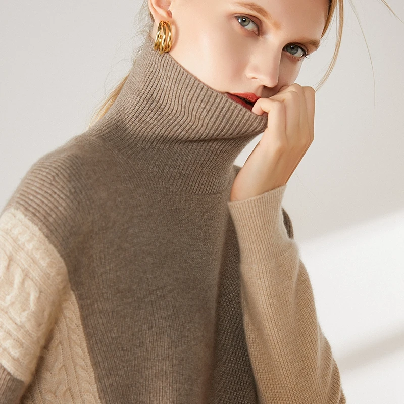 Осенне-зимний новый женский кашемировый свитер стильный жакет 100% чистый кашемир