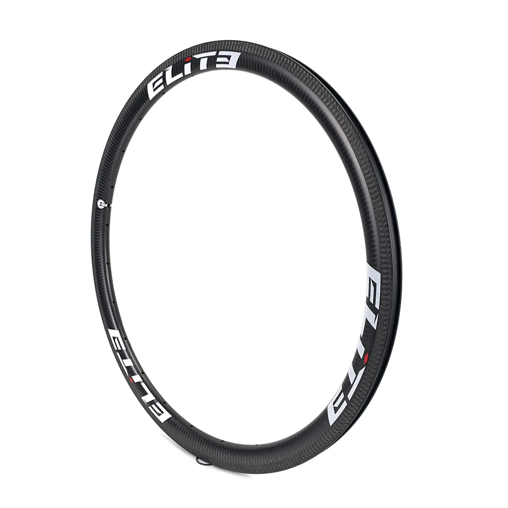 Обод ELITEWHEELS 700c 38 мм углеродное волокно A1 поверхность лазерного тормоза 3K саржа