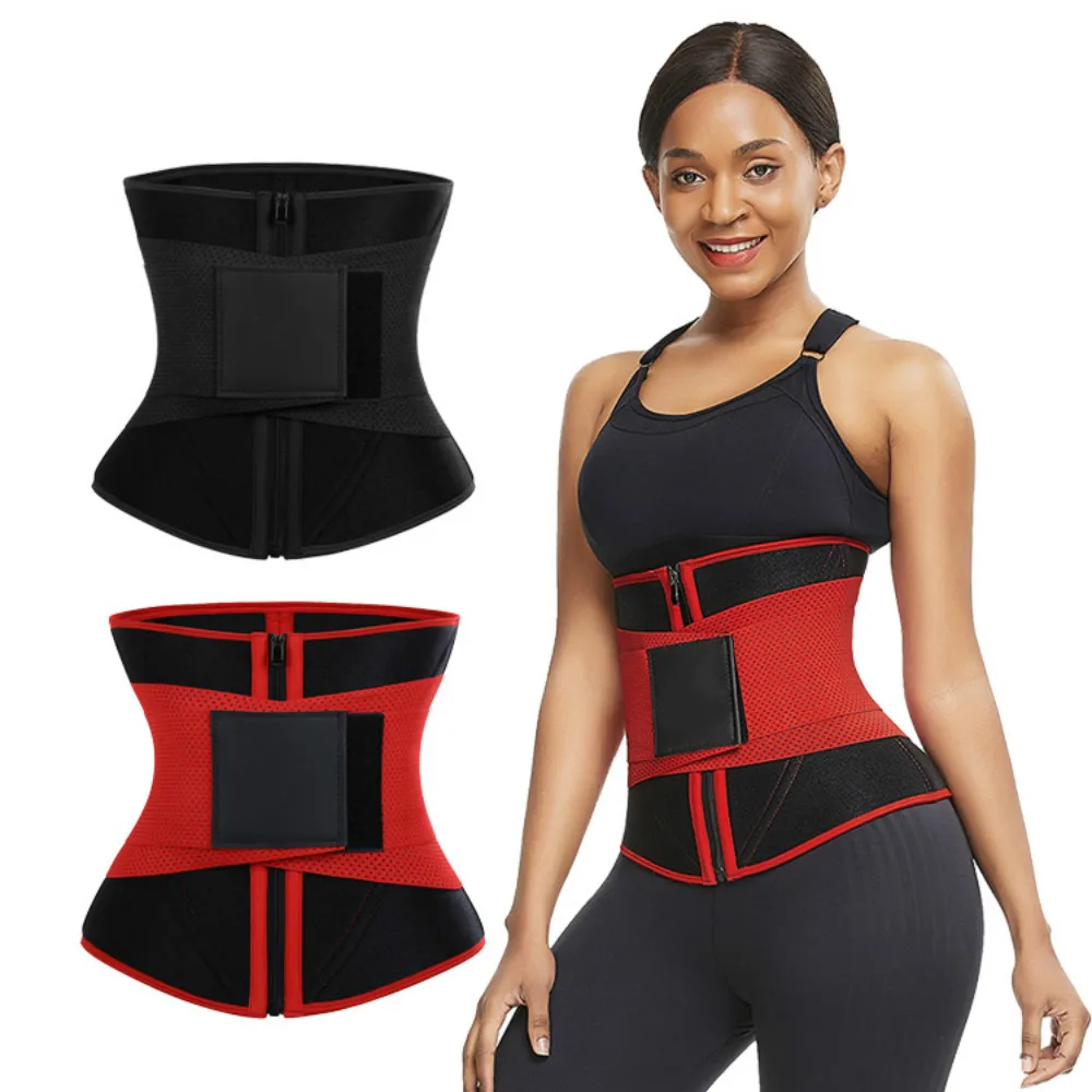 

Women's Waist Trainer Corset Abdominal Weight Loss Body Sculpting Machine Exercise Belt Waist Exercise Aid Gym Back Suport Belt