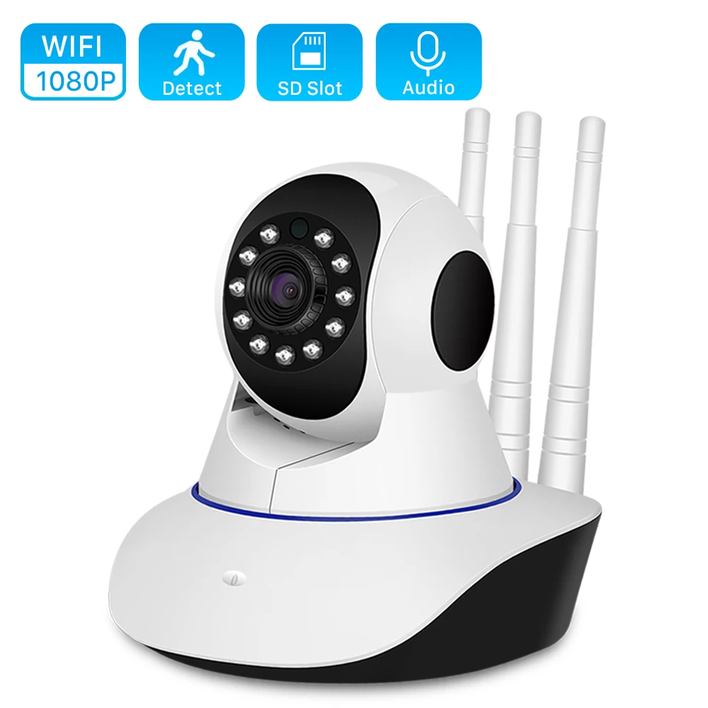

Cloud 1080P Wifi IP Camera 2MP 4X Digital Zoom Motion Detect Wireless Camera H.265 P2P ONVIF Audio 2MP Home Security CCTV Camera