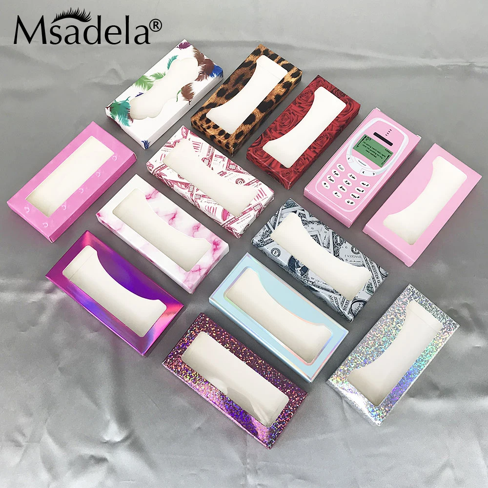 Бумага изготовленные на заказ коробки ресницы объем ресниц Чехлы Новые 10/20 Вт 30