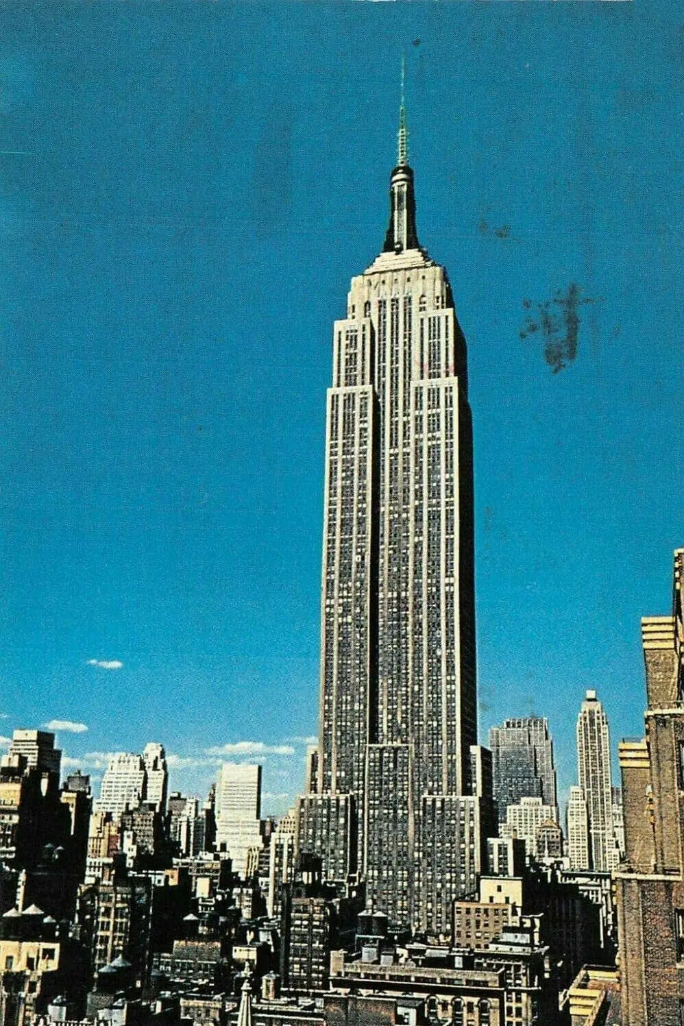 

Empire State Building New York City Ny Vintage 1970s Metal Sign Indoor & Outdoor Home Bar Coffee Kitchen Wall Decor Tin Signs