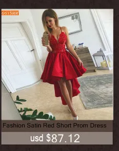 Сексуальные Boho черные платья выпускного вечера с v-образным вырезом на заказ без рукавов Hi Lo кружевное женское вечернее платье короткие банкетные праздничные пляжные вечерние платья