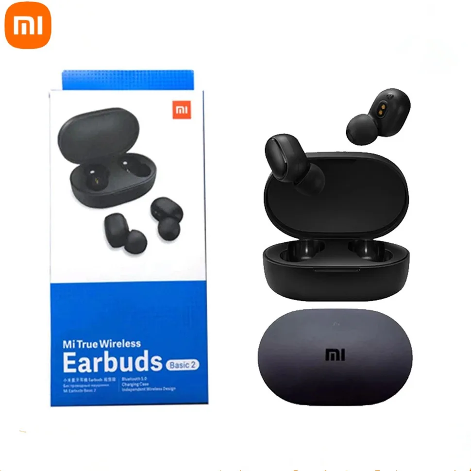 Наушники Xiaomi Redmi AirDots 2 5 0 TWS BT беспроводные наушники MI True Wireless базовый игровой