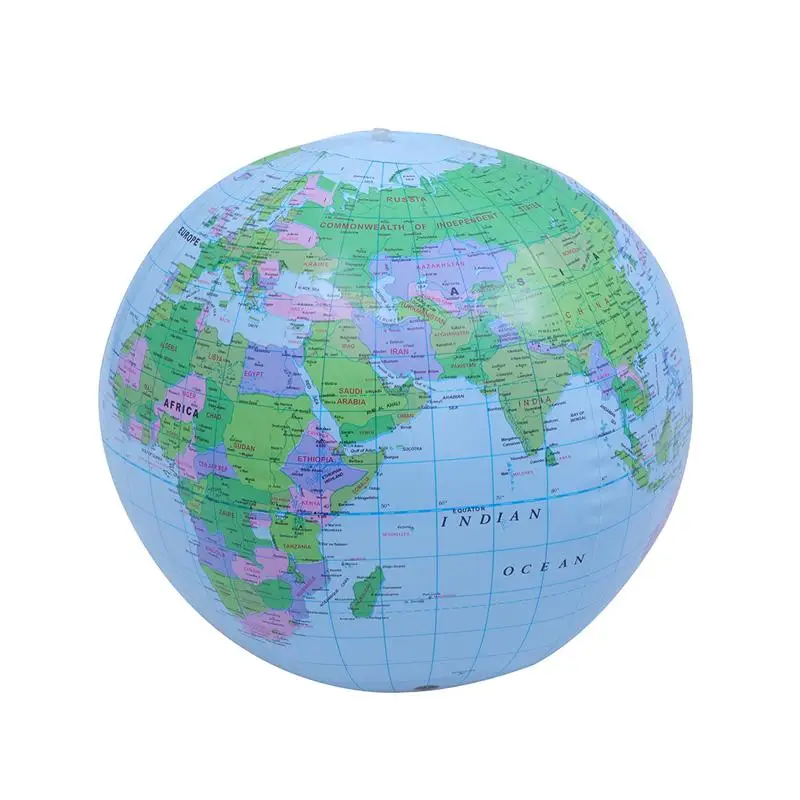 ПВХ надувной английский Глобус красочная карта мира игрушка для снятия стресса