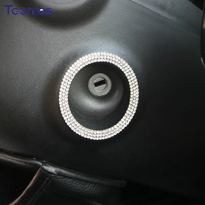 Блестящее сверло зажигания автомобиля Замочная скважина для декоративных колец