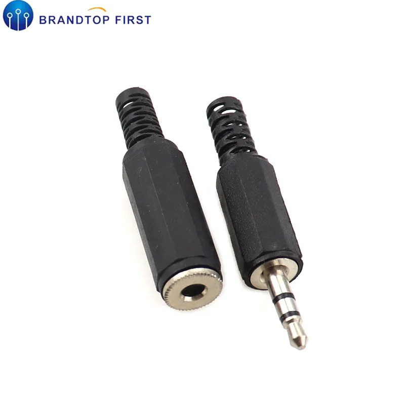 1 компл. 3 5 мм стерео наушники гнездо + штекер разъем|Соединители| |