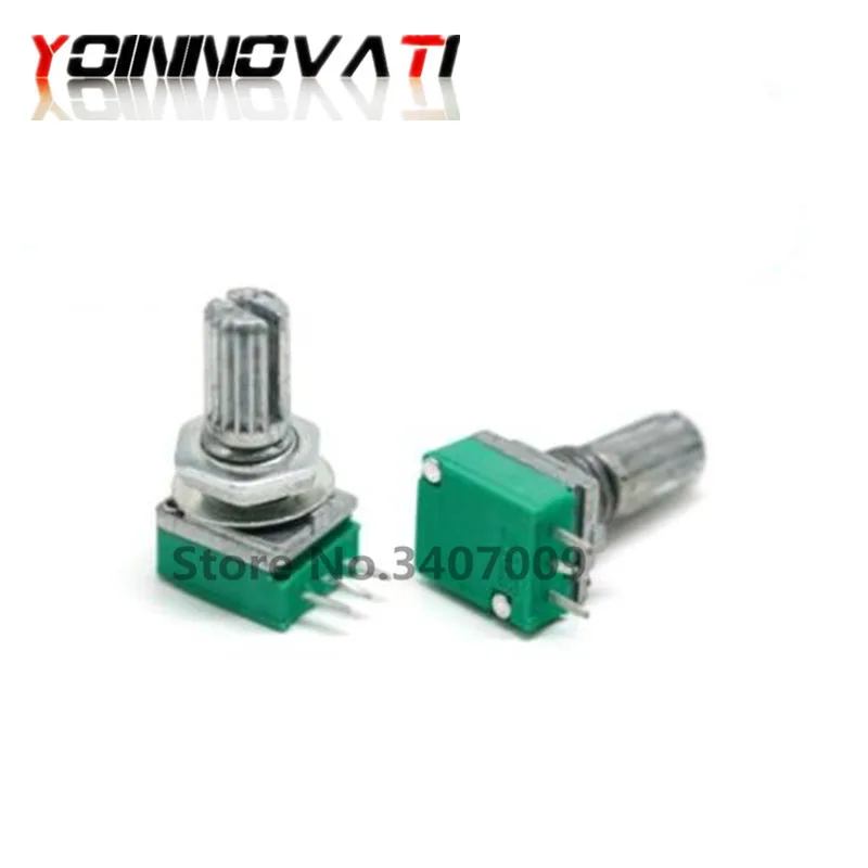 5 шт. RK097N 50K однокомпонентный потенциометр B50K с переключателем звука 3 контактный