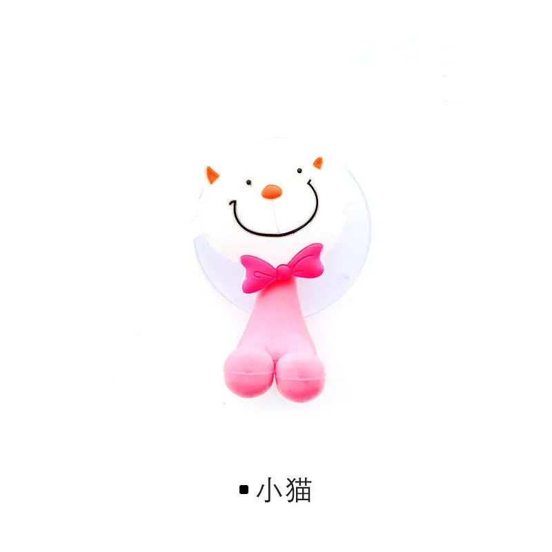 1 шт. Kawaii мультфильм держатель для зубной щетки с животным присосками силиконовый настенный держатель для зубных щеток присоска Прямая поставка