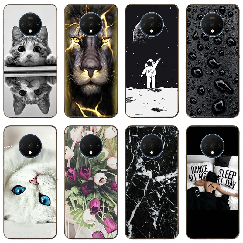 Мягкий ТПУ резиновый матовый чехол для One Plus 7 T OnePlus7T 1 + телефонный гелевый Чехол