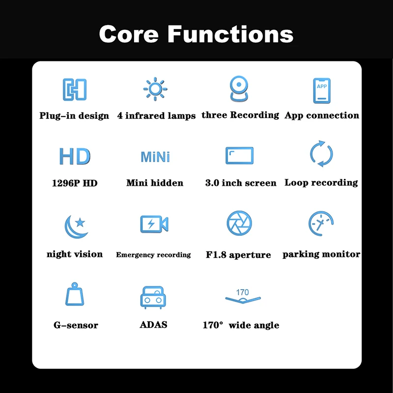 Новейший оригинальный скрытый видеорегистратор 24 H мониторинг парковки