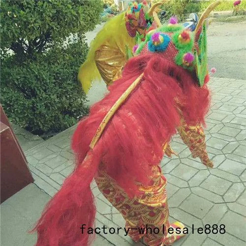 Китайский дракон костюм талисман в форме головы kylin для праздника вечерние cos