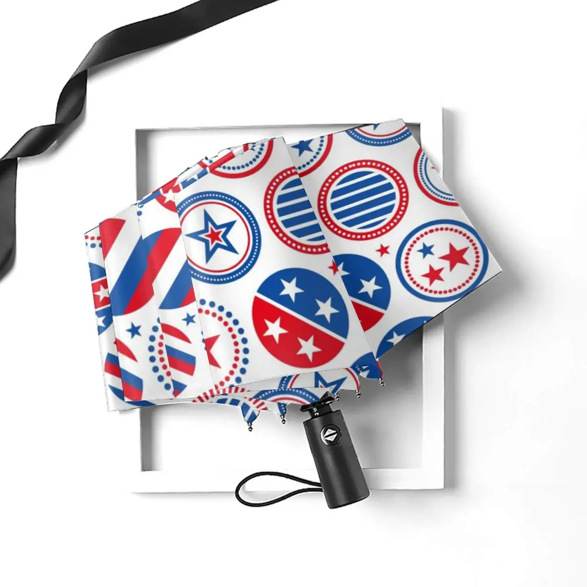 Offerte Americana Distintivo Antivento Automatico Pieghevole Invertito Ombrello Portatile Paraguas Per Uomo Donna